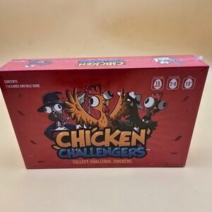 Fun Chicken Challengers The Crazy Clucking Chicken Card Game New Sealed
